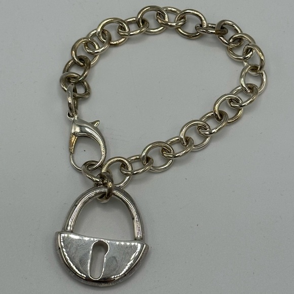 RLM Studio Silver Chain Lock Bracelet - Picture 7 of 7